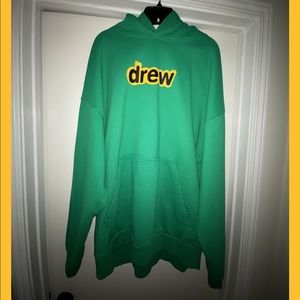Drew House secret hoodie - large (green) (new)